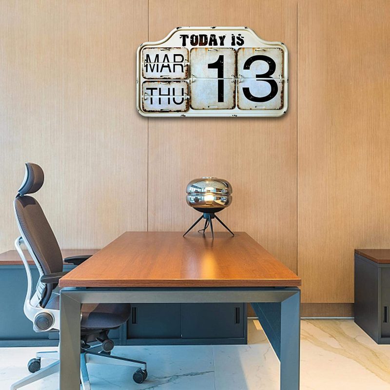 Retro Perpetual Calendar — Large Letters for Elderly & Impaired Vision - Image 3