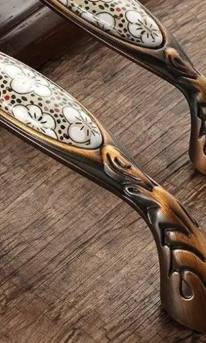 Cabinet Handles Vintage Restoration Hardware — zinc alloy Ceramic