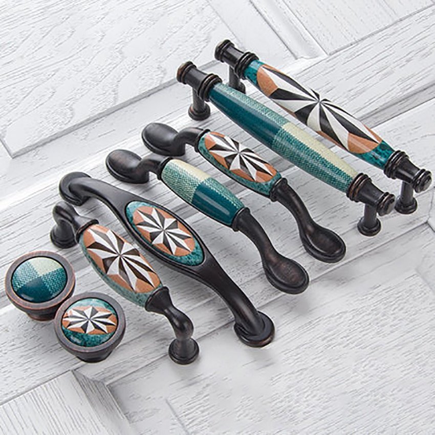 Vintage Style Art Deco Cabinet Handles & Drawer Knobs