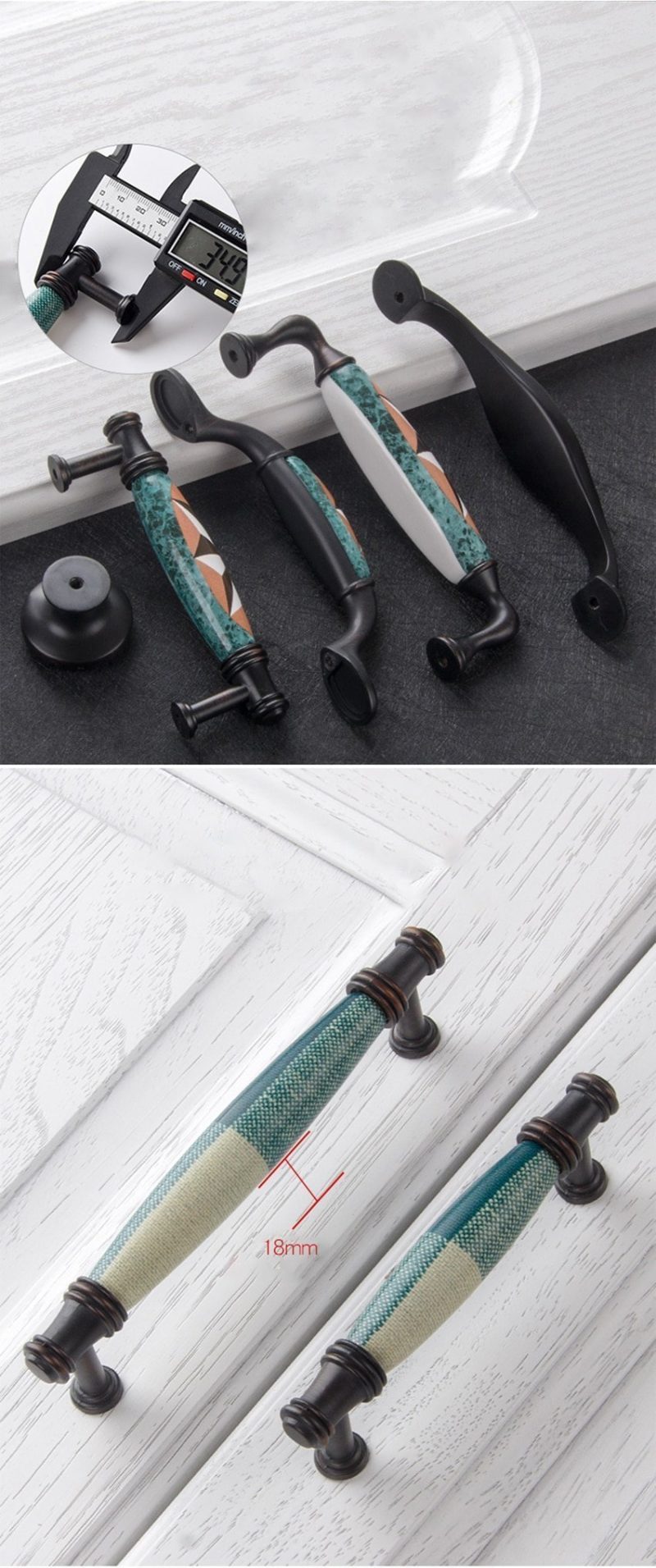 Vintage Style Art Deco Cabinet Handles & Drawer Knobs