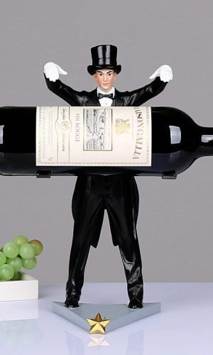 Wine Bottle Holder — Gravity Illusion Magician Trick Novelty