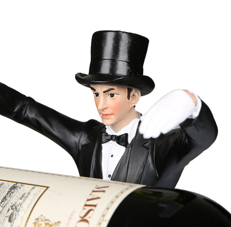 Wine Bottle Holder — Gravity Illusion Magician Trick Novelty - Image 4
