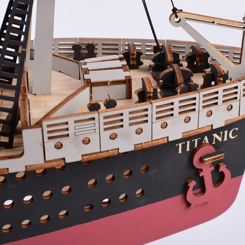 Titanic Model Kit Wooden 3D Puzzle 88cm for Adult & 14+ Wooden Titanic Model Kit 3D Puzzle For Teenagers Or Adults