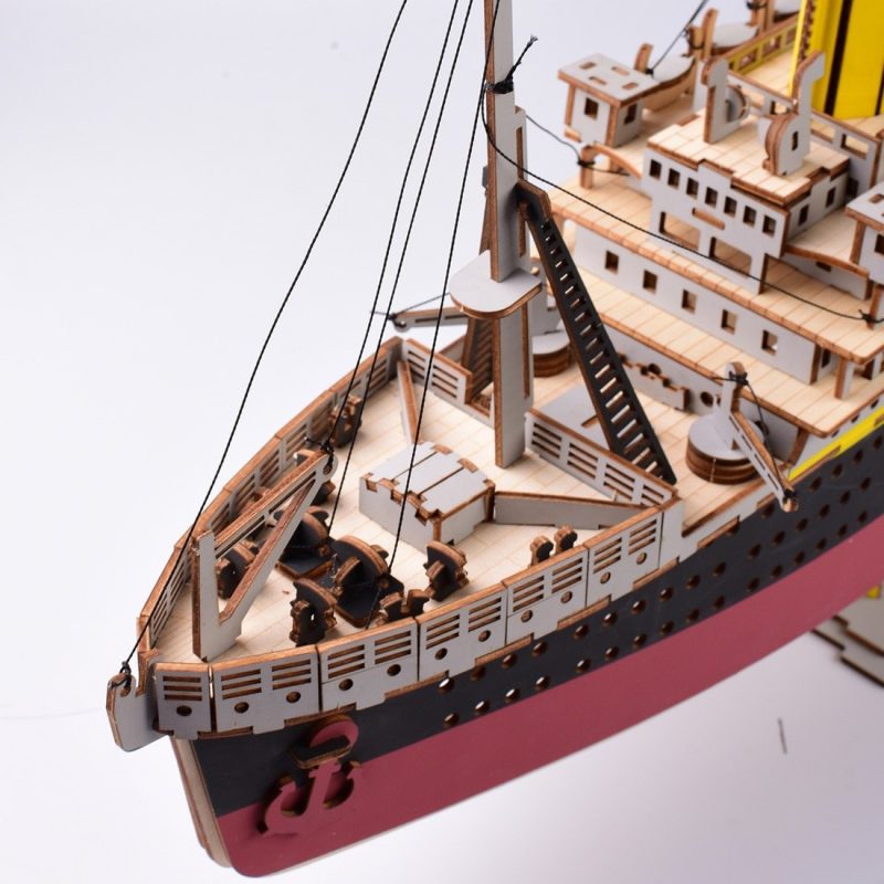 Titanic Model Kit Wooden 3D Puzzle 88cm for Adult & 14+ Wooden Titanic Model Kit 3D Puzzle For Teenagers Or Adults