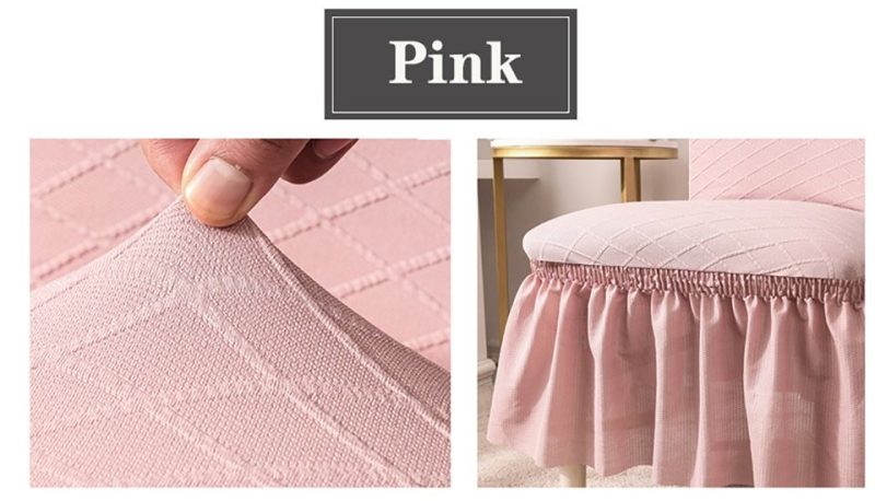 Chair Cover with Skirt  for Low & High Back Chairs stylish Colours - Image 4