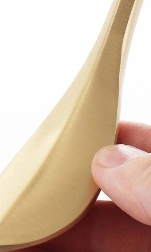Cabinet Handles Drawer Pulls Golden Leaf — Copper Brass