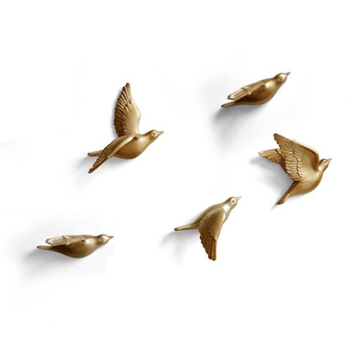 1 Set of Golden 5pcs