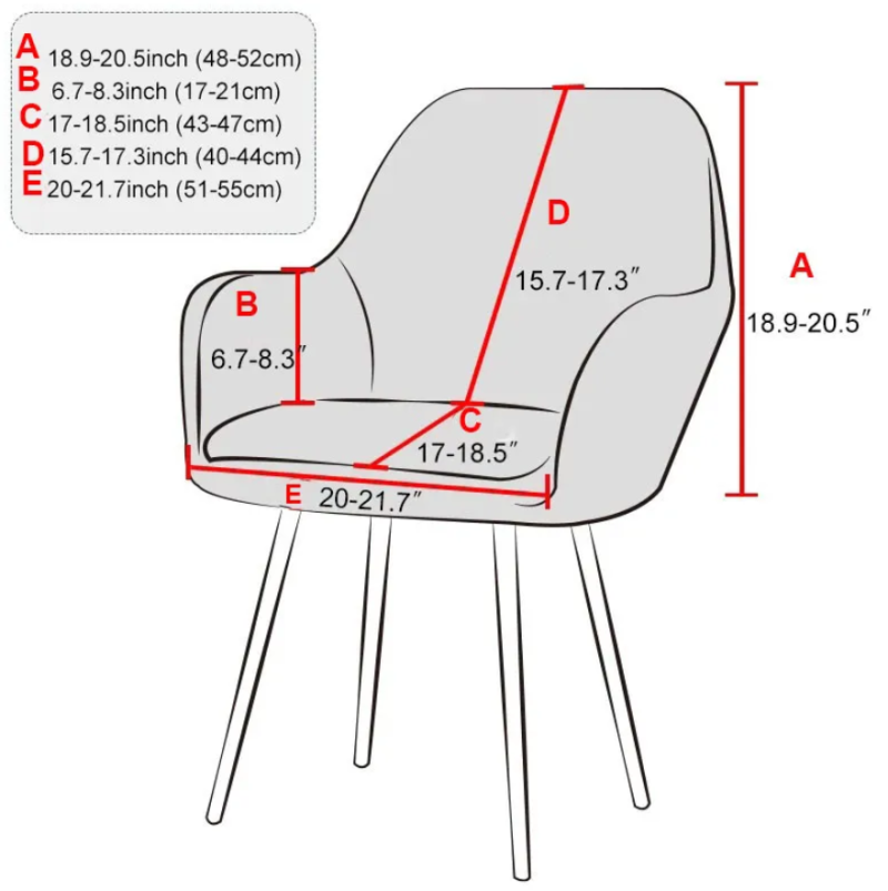 Dining Arm Chair Cover-Floral Patterns or stylish Colours