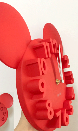 Mickey Mouse Children’s Wall Clock for Kids Room & Nursery