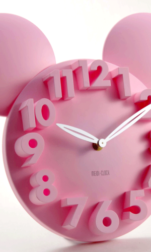 Mickey Mouse Children’s Wall Clock for Kids Room & Nursery