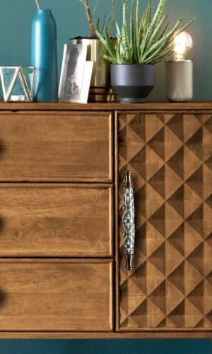 Cabinet Handles Ceramic Vintage Style  Zinc Alloy