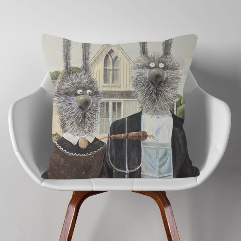 Adorable Pets Dogs & Cats Cushion Covers 45x45cm Linen
