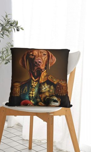 Dog Cushion Covers Hungarian Vizsla — Surrealist Portrait