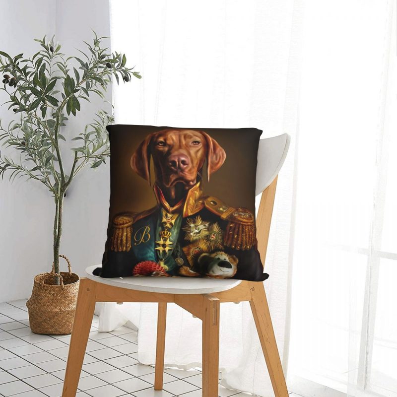 Hungarian Vizsla Dog Portrait Cushion Covers Double Sides
