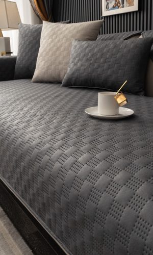 Pet Couch Cover Faux Leather Water Repellent — with Pillow Case