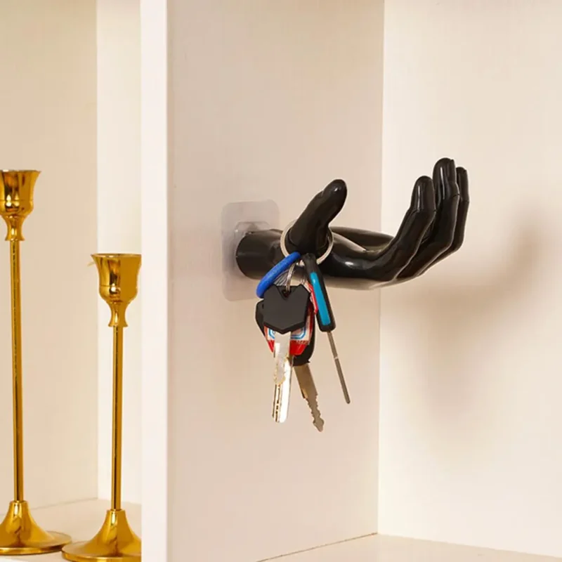 Novelty Hooks Self-Adhesive Hand Shape Ring Holder