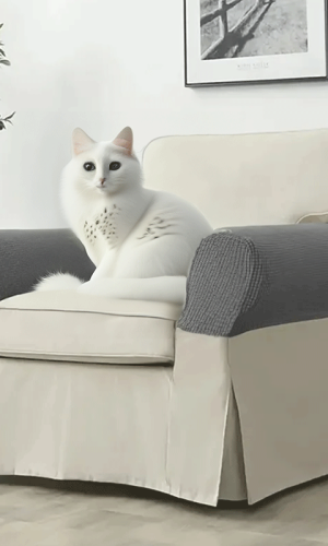 Armrest Cover Sofa Protector from Cat Scratches — 2 Pieces/Set