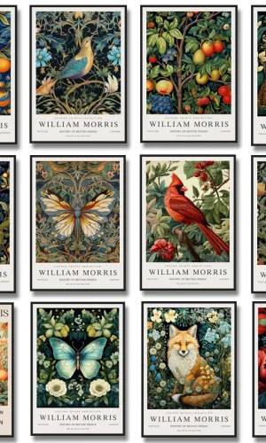 William Morris Posters & Prints Animals Inspired by William Morris