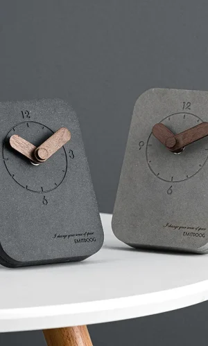Time Brick Novelty Designer Desk Clock Minimalist Clock