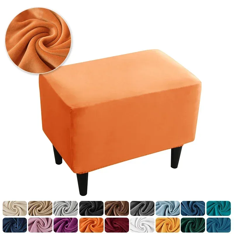 Orange Stool Cover