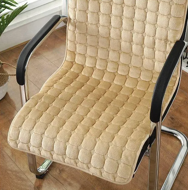 Office Chair or Recliner Backrest & Seat Cushion Pad — Stylish Colours Solid Color Recliner & Computer Chair Backrest And Seat Cushion Pad
