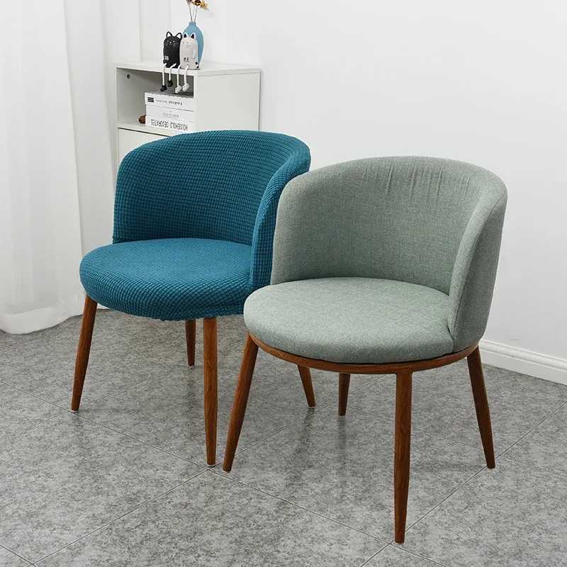 Dining Chair Covers Curved Back Round Seat Armchair Covers Stylish Colours