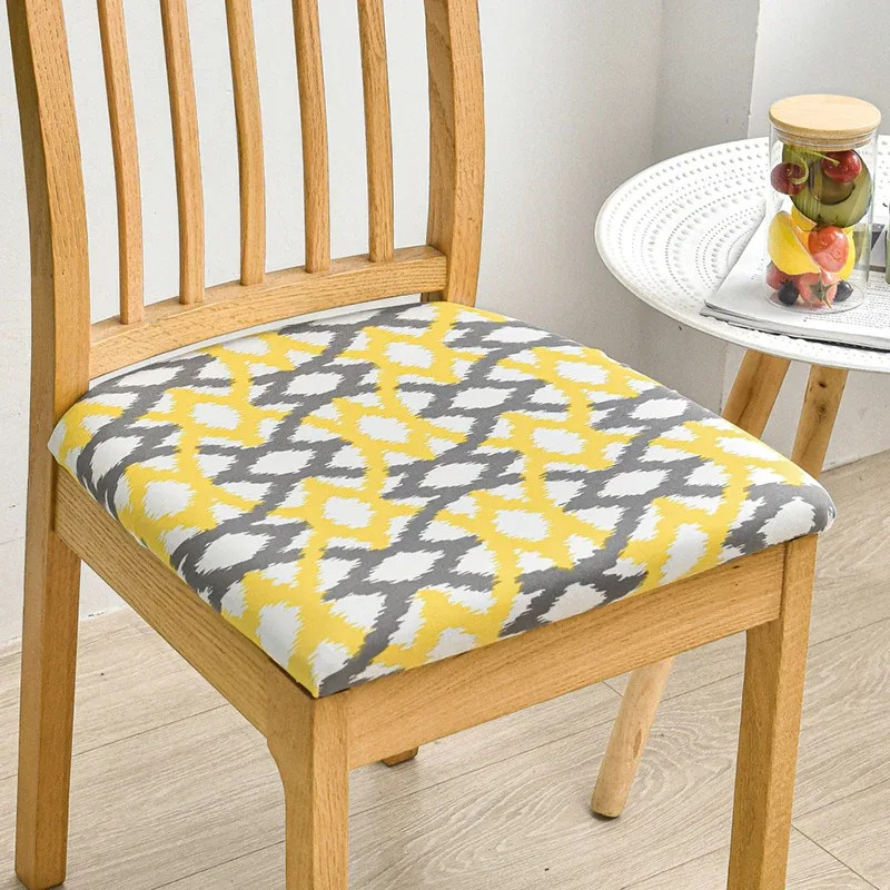 Chair Seat Cushion Cover Dining Square 35-45cm — Stylish Patterns Dining Chair Cover Square Seat Cushion Cover