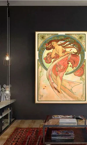 Mucha Art Nouveau Posters — Vintage Reproduction on Archival Canvas