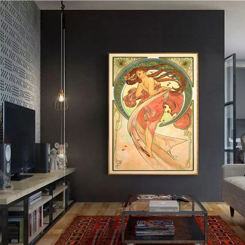Le Style Mucha Vintage Mucha Theme Art Nouveau Posters Prints