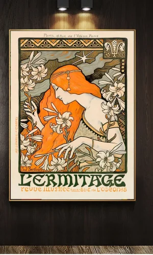 Mucha Art Nouveau Posters — Vintage Reproduction on Archival Canvas