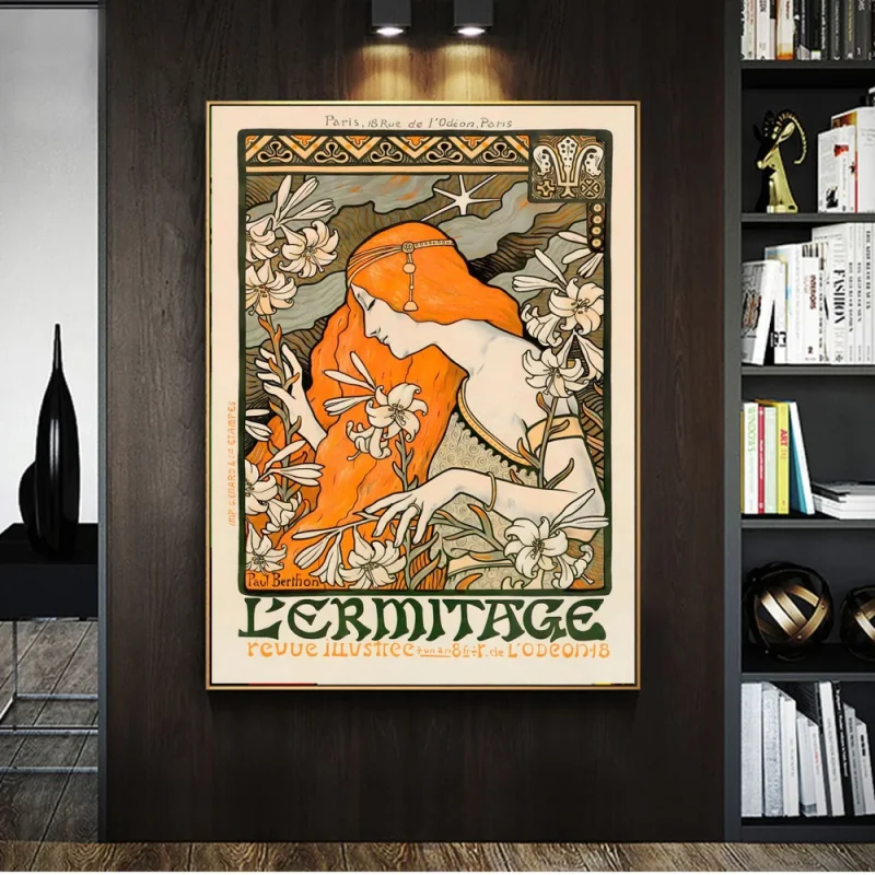 Le Style Mucha Vintage Mucha Theme Art Nouveau Posters Prints