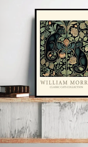 William Morris Prints & Posters – Cat Collection Unframed