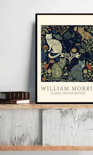 William Morris Prints & Posters – Cat Collection Unframed