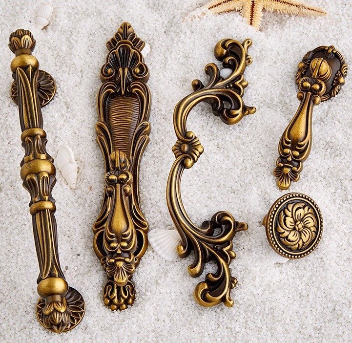 Antique-Vintage Cabinet Handles Drawer Pulls- classic traditional
