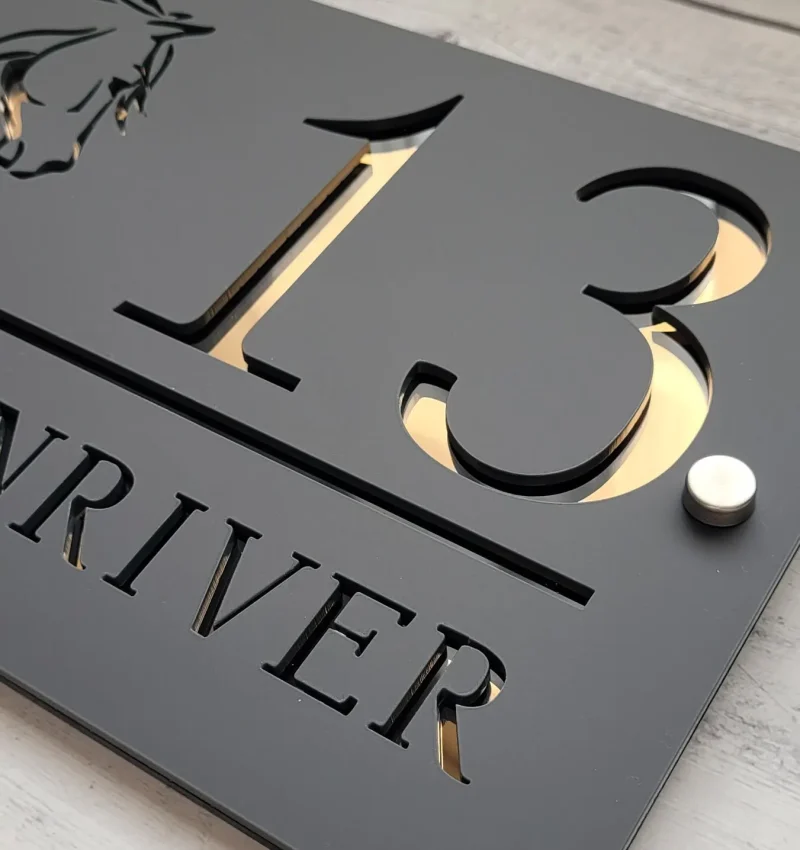 Custom made to order Letterbox & House Numbers Signs 