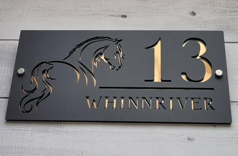 Custom made to order Letterbox & House Numbers Signs 