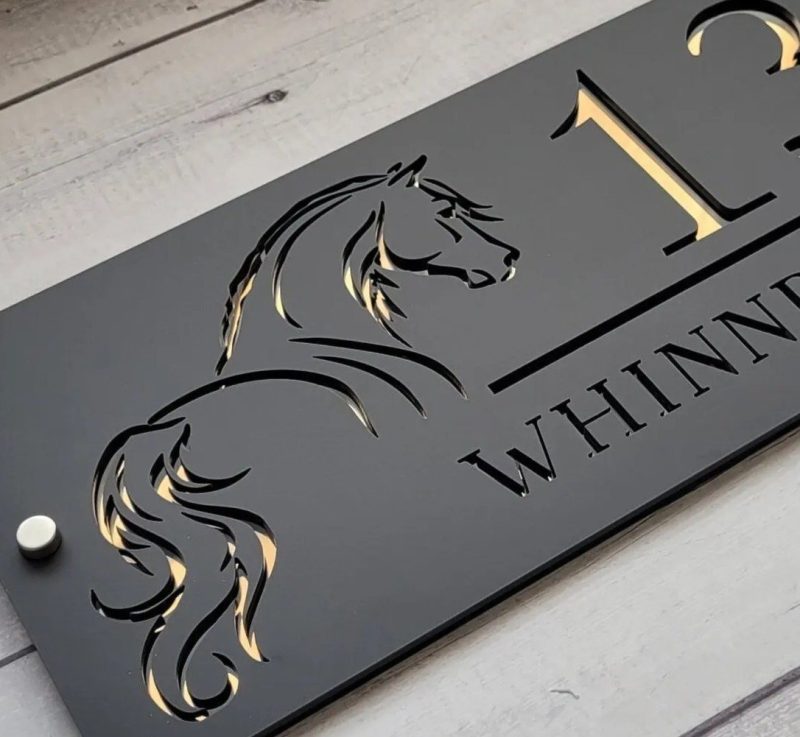 Custom made to order Letterbox & House Numbers Signs 