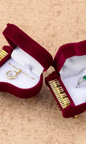 Piano-Shaped Wedding Single Ring Box — Jewellery Gift Box