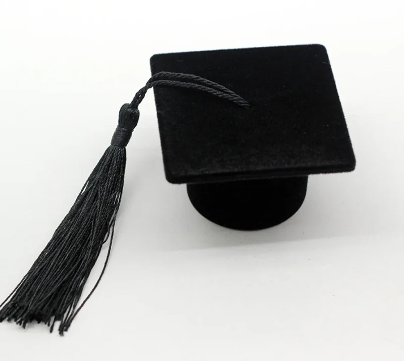 Graduation Hat Single Ring Box — Jewellery Gift Box for Grad Day Jewellery Gift Box Graduation Hat Single Ring Box graduation gift