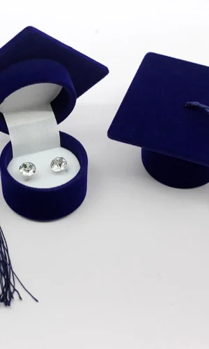 Graduation Hat Single Ring Box — Jewellery Gift Box for Grad Day