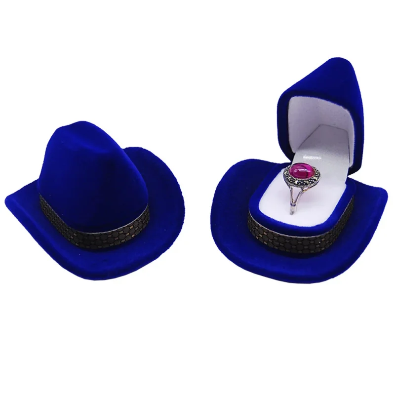 Jewellery Gift Box Novelty Cowboy Hats Single Ring Box