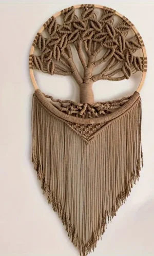 Tree of Life Macrame Wall Hanging — Woven Tapestry