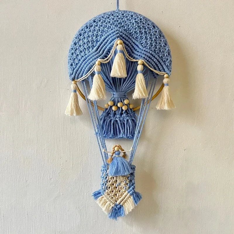 Macrame Angel Wall Hanging — Novelty Bohemian Woven Tapestry macrame wall hangings Woven tapestry