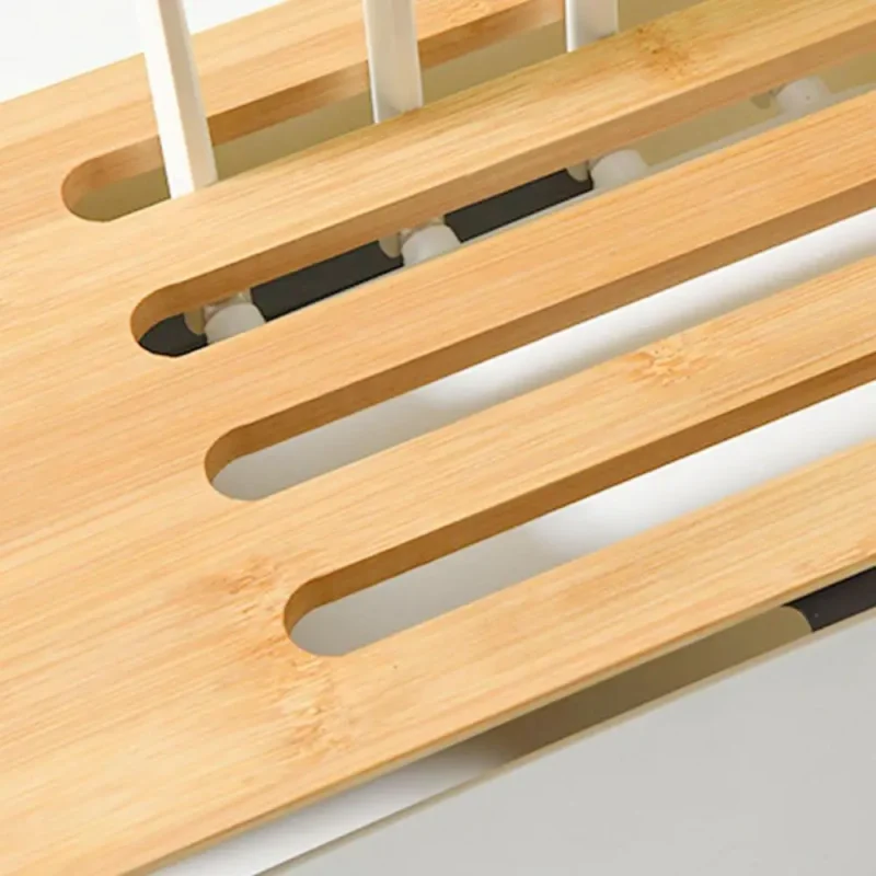 Wifi Wireless Router Storage Box-Desktop Cable organiser with wood cover