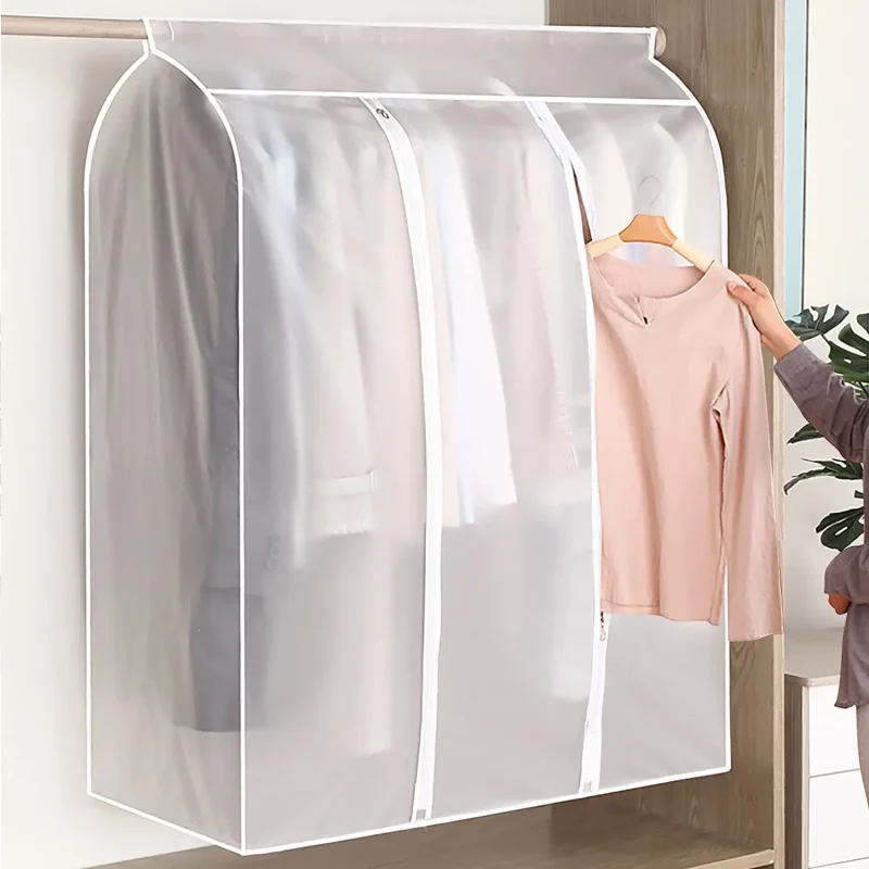 Garment Bag & Cover Hanging Clothes Storage Box See Through Box for Wrinkle Free Storage