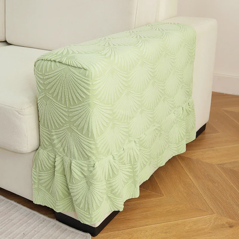 Armrest Cover Sofa Armrest Protector with Hem Skirt — 2 Pcs/Set Sofa Armrest Covers