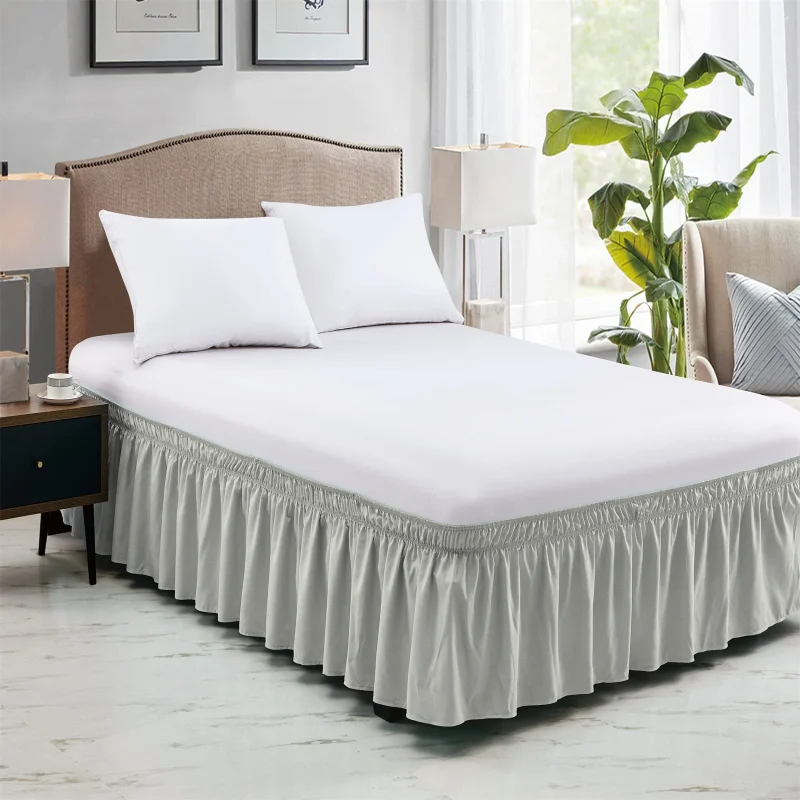 Elegant Ruffled Bed Skirt for Single / Double / Queen / King Sizes Beds