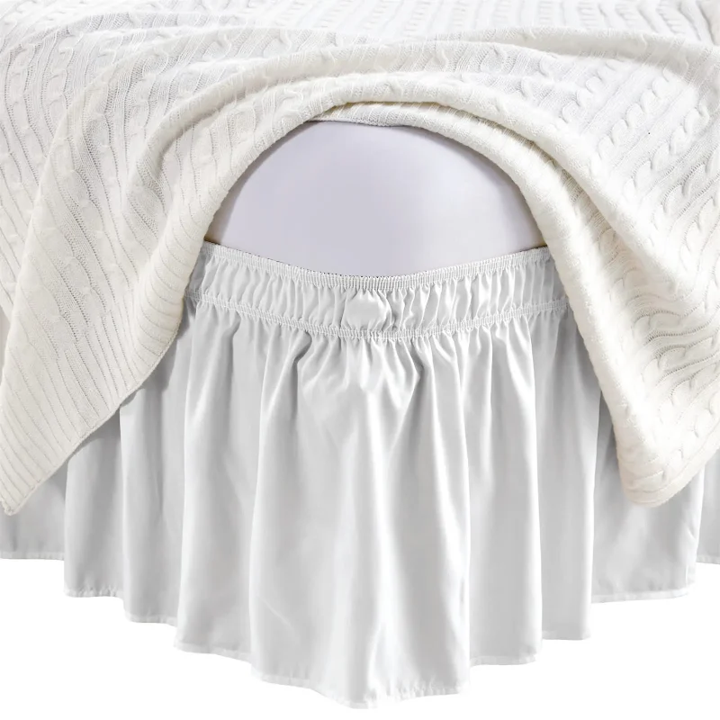 Elegant Ruffled Bed Skirt for Single / Double / Queen / King Sizes Beds