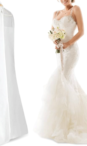 Wedding Gown Cover Bridal Garment Bag 180×80cm — Dampproof