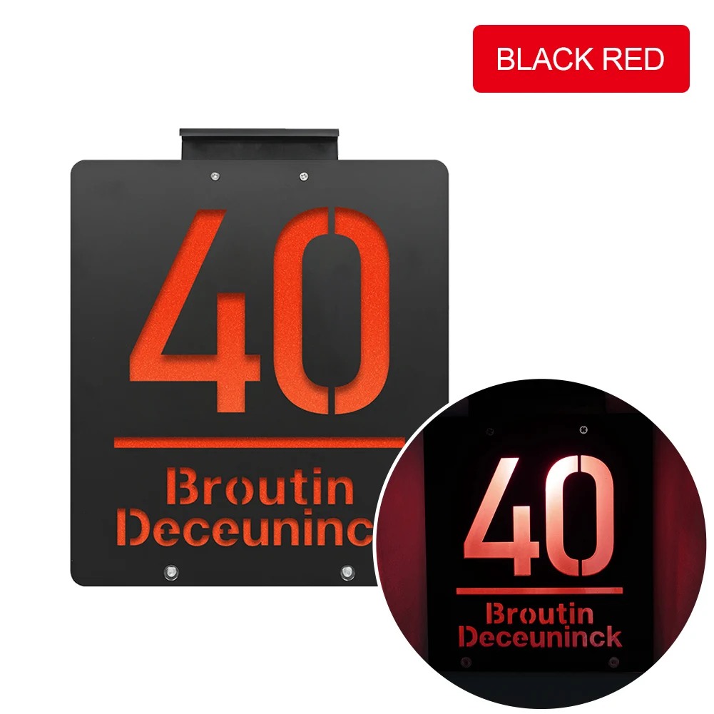 black red